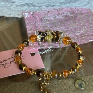 Getting ready for Xmas - Amber bracelet new with tag